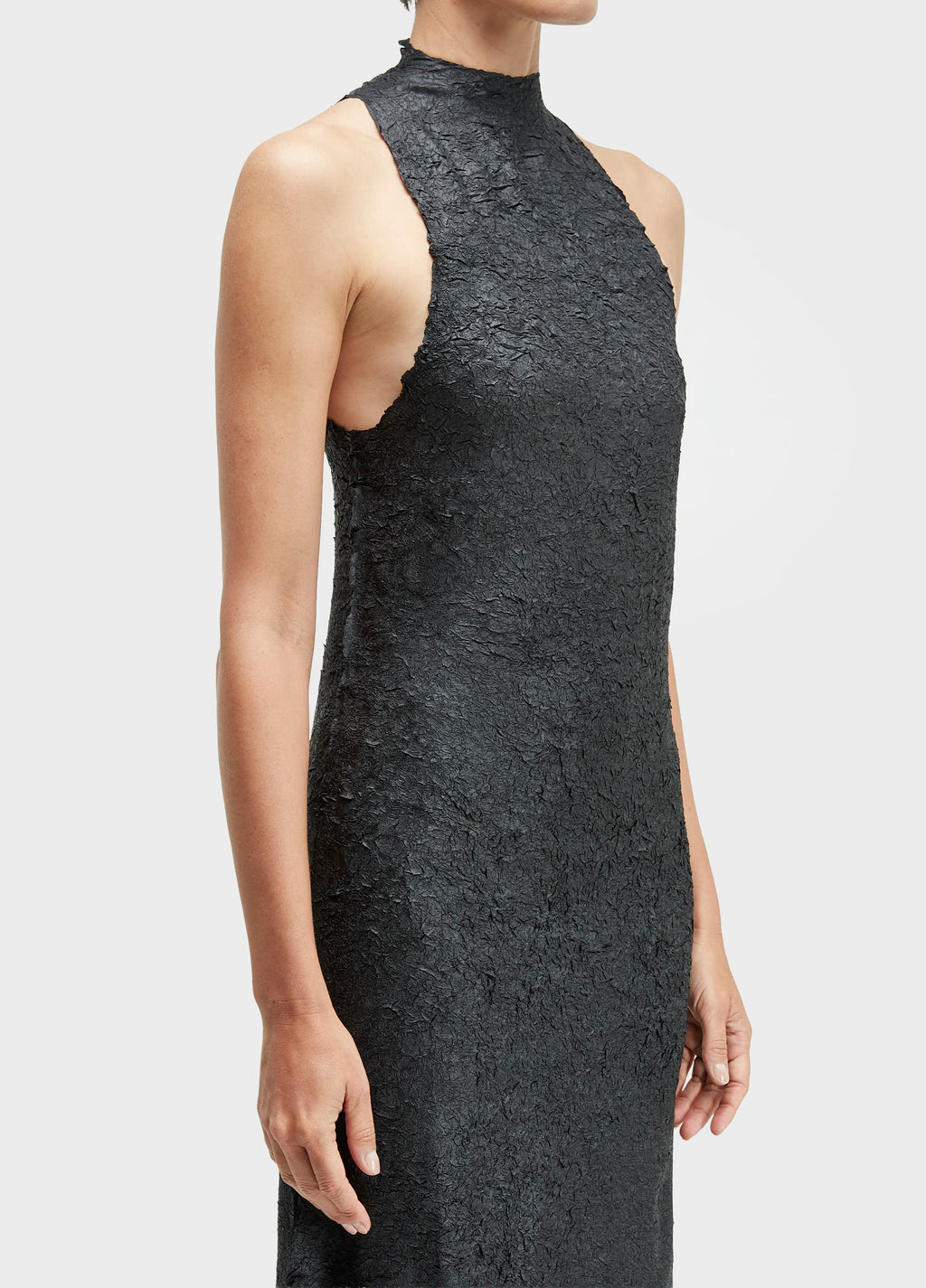 Vestido Raglan Plissado Crunch Preto – Osklen – foto 3