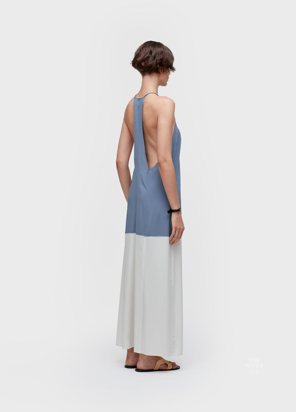 VESTIDO SUPERLIGHT ALÇAS BICOLOR