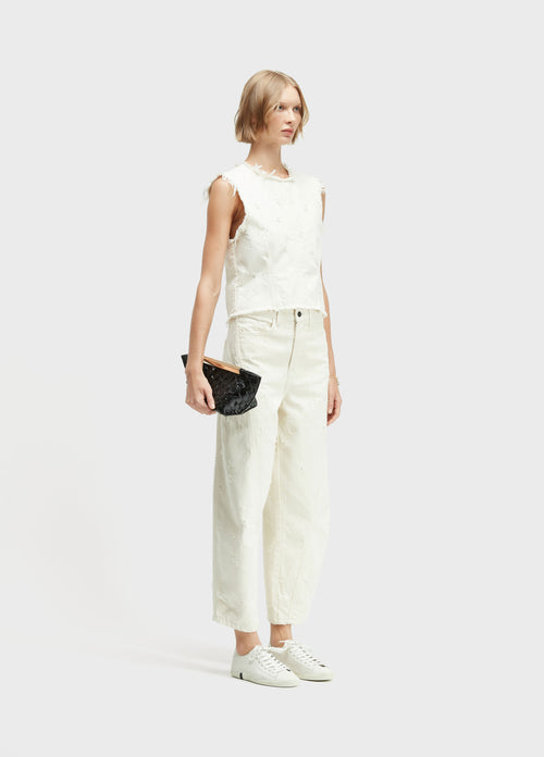 BLUSA SLEEVELESS DENIN TEXTURE