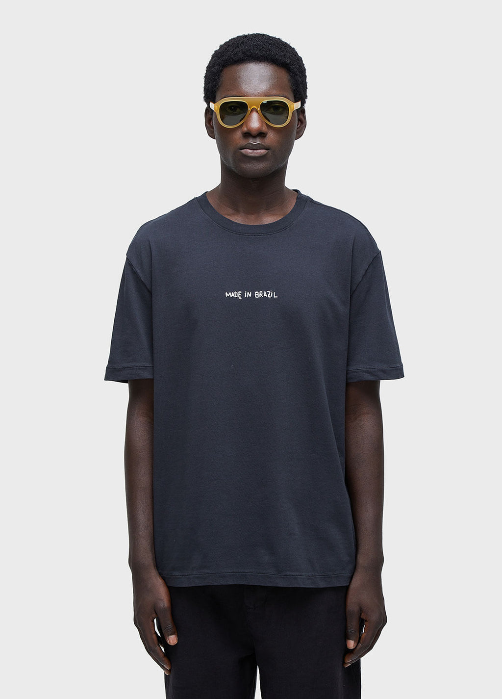 T-SHIRT MADE IN BRAZIL BORDADO MC