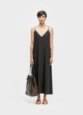 Vestido Midi Alças Superlight Preto – Osklen – foto 1