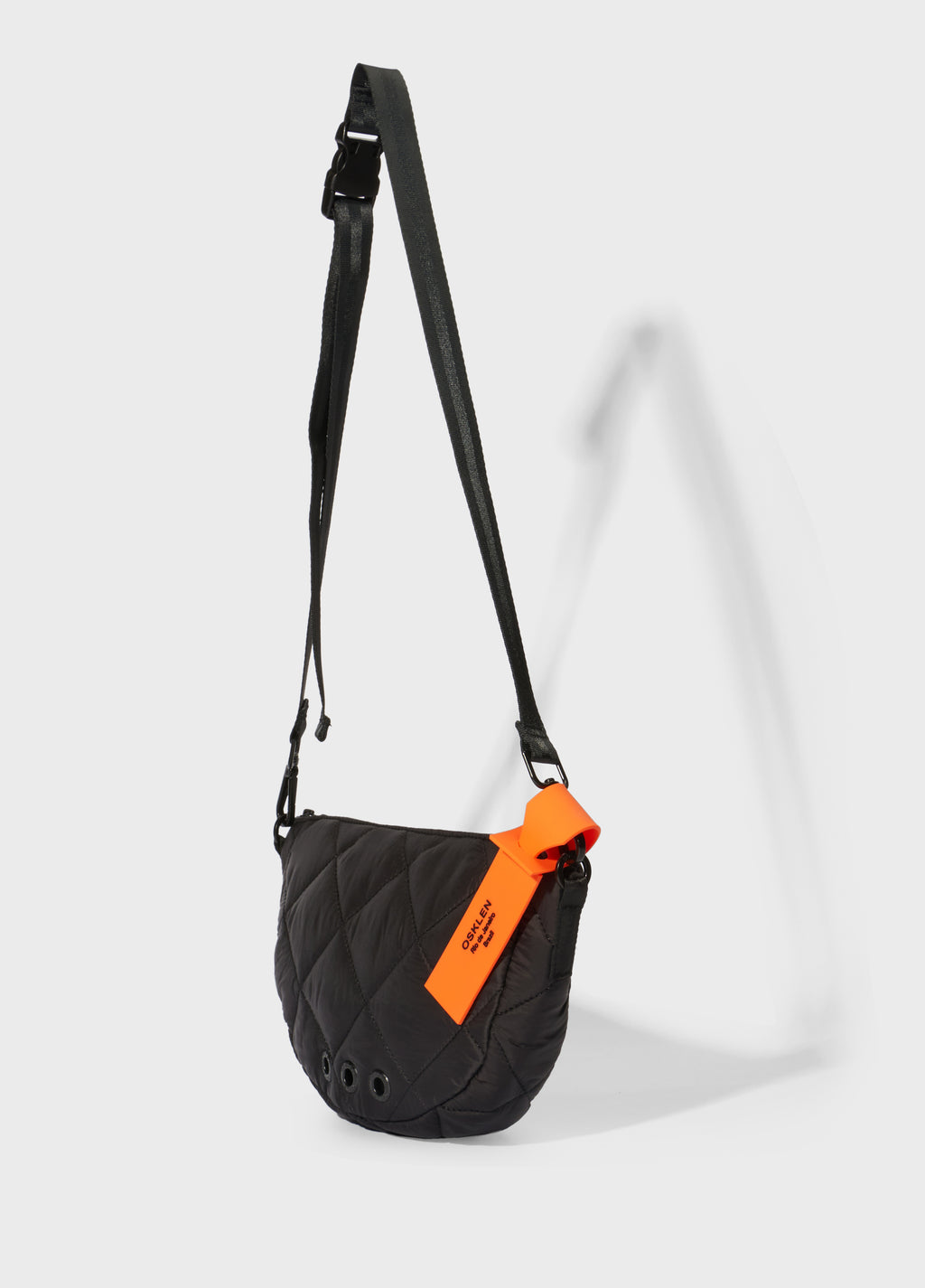 Bolsa Mini Andiroba Nylon Matelassê Preto – Osklen – foto 2