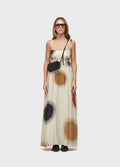 Vestido Amarração Sol Claro Off-White/Laranja – Osklen – foto 1
