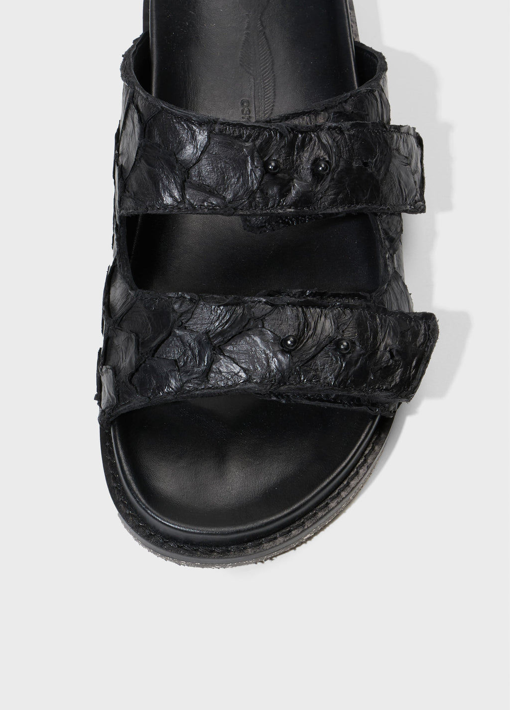 Sandália Slide Tiras Pirarucu Preto – Osklen – foto 3