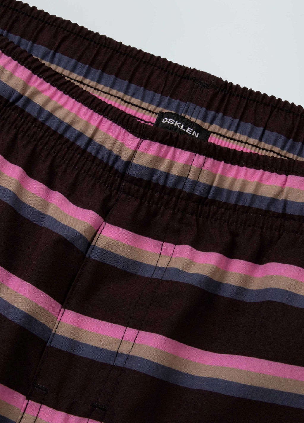 Beach Short Neon Stripes Preto/Rosa Hortencia – Osklen – foto 2