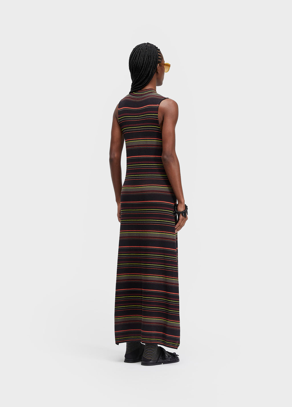 Vestido Tricot Listrado Marrom – Osklen – foto 4