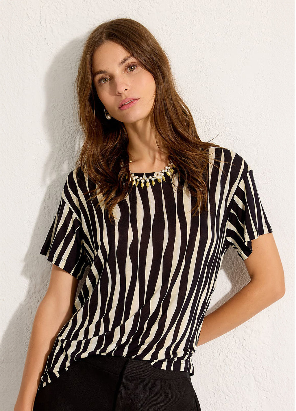 Blusa Quadri Ondas – Lenny Niemeyer – foto 1
