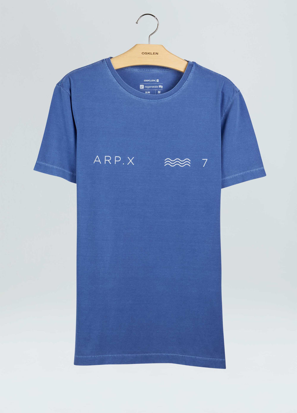 T-Shirt Stone Arpx Azul Cobalto – Osklen – foto 1