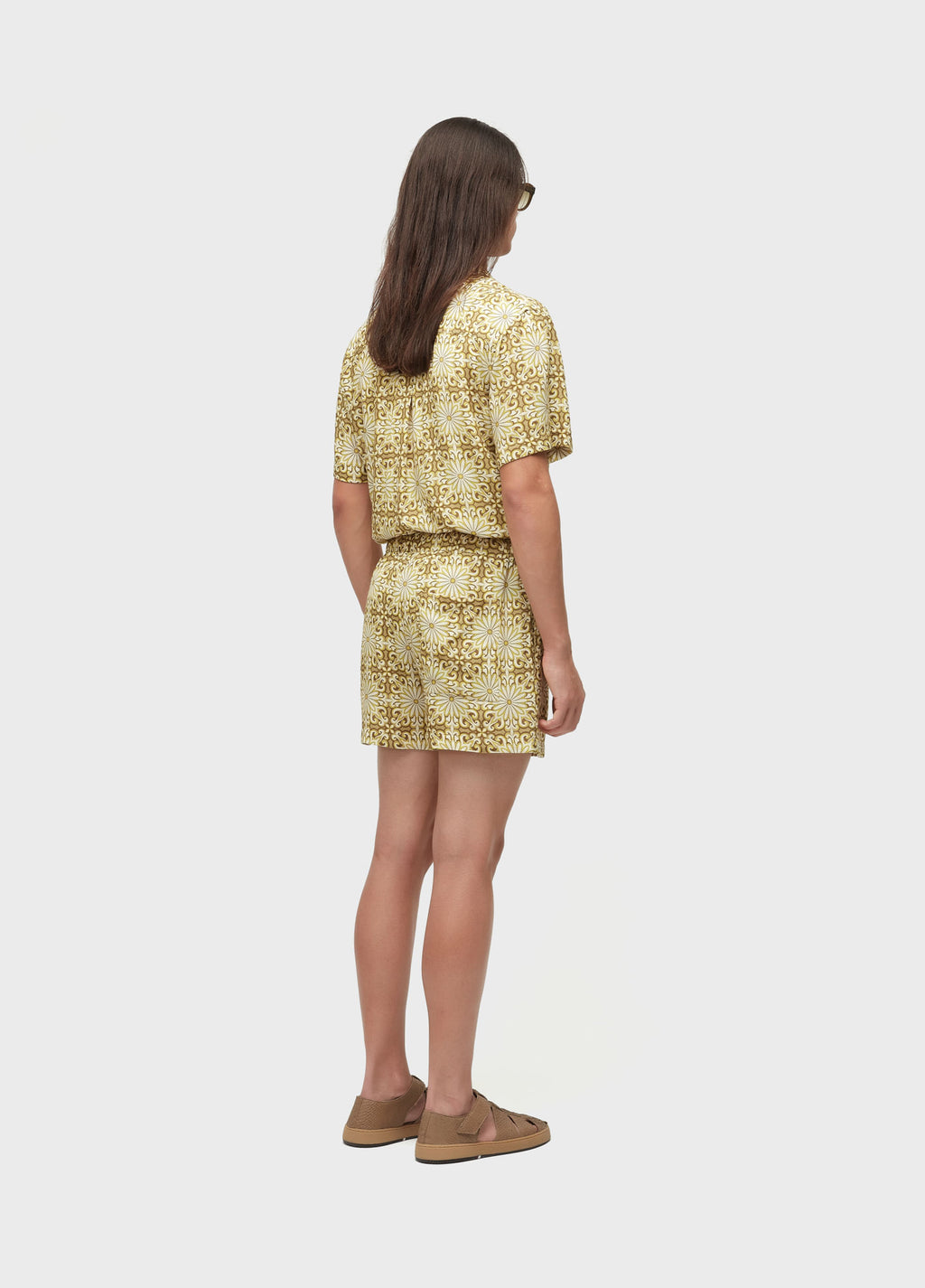 Short PJ Garden Tile Amarelo/Off-White – Osklen – foto 5