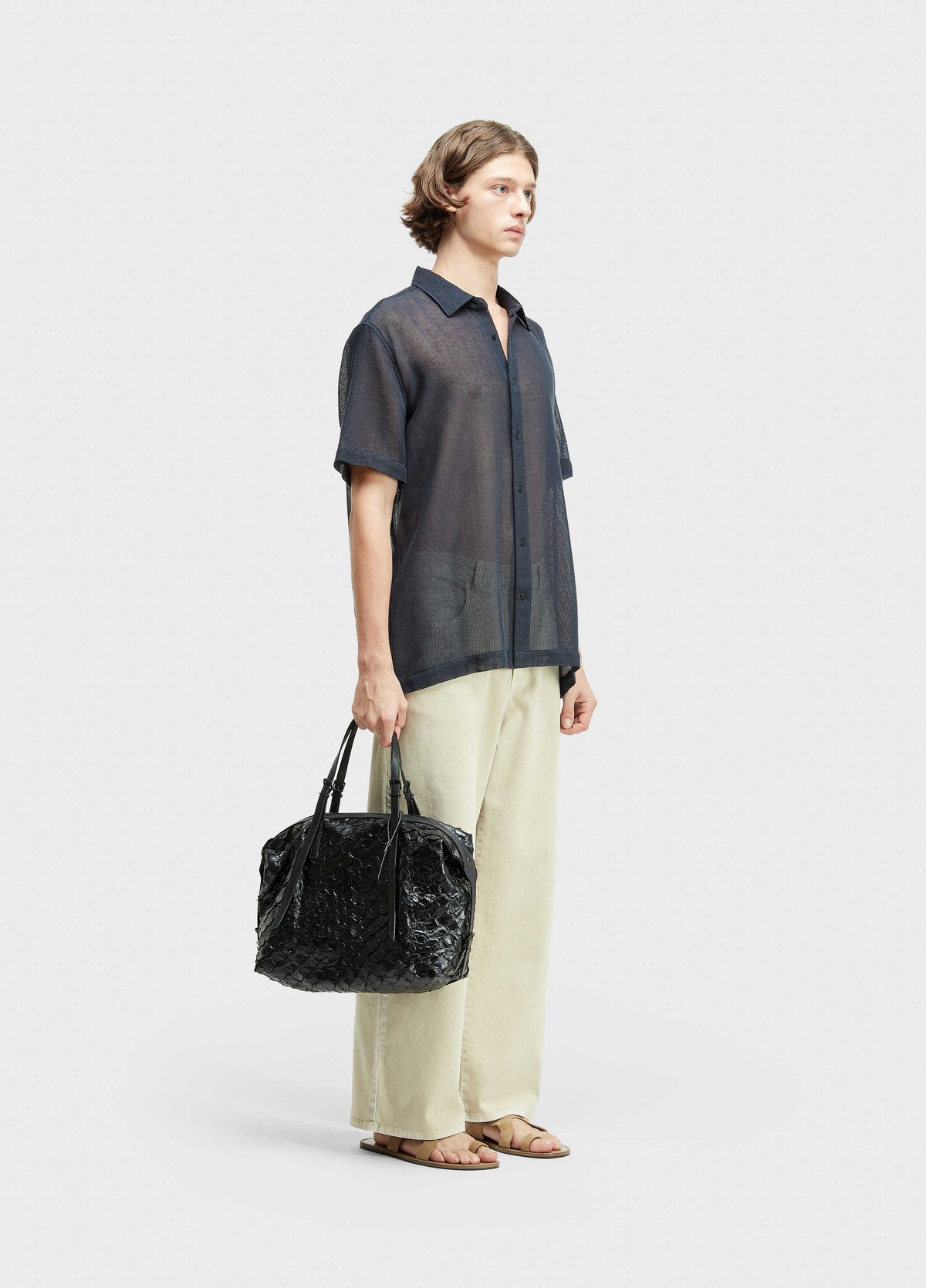 Pirarucu Shoulder Bag Preto/Preto – Osklen – foto 9