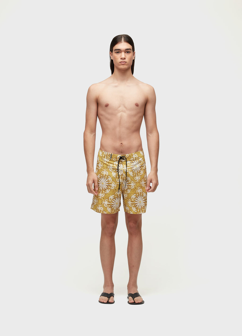 Bermuda Surf Aquaone Flex Daisy Tile Damasco/Areia – Osklen – foto 3