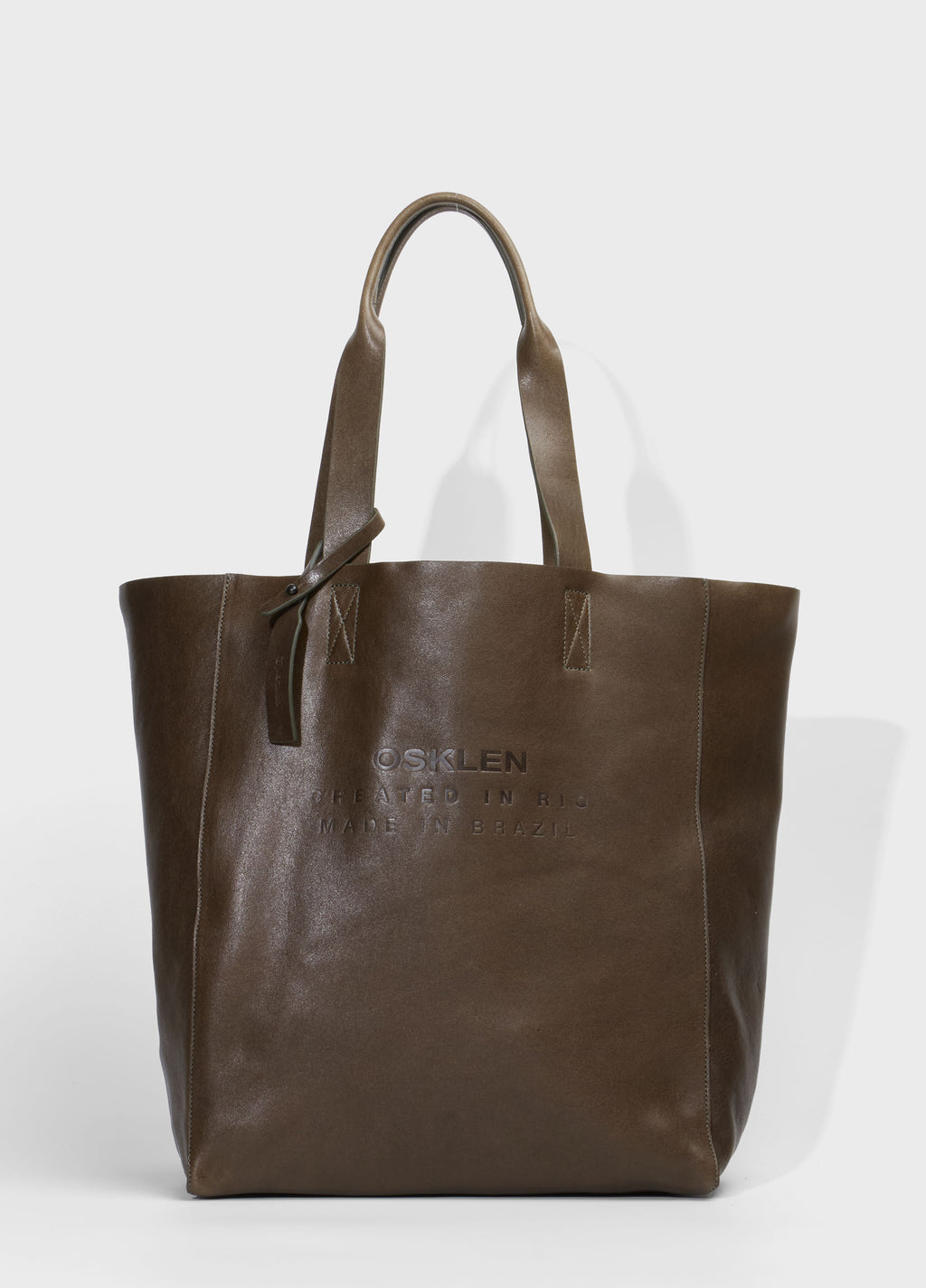 Bolsa Tote E-Basics Made in Brazil Verde Forest – Osklen – foto 1