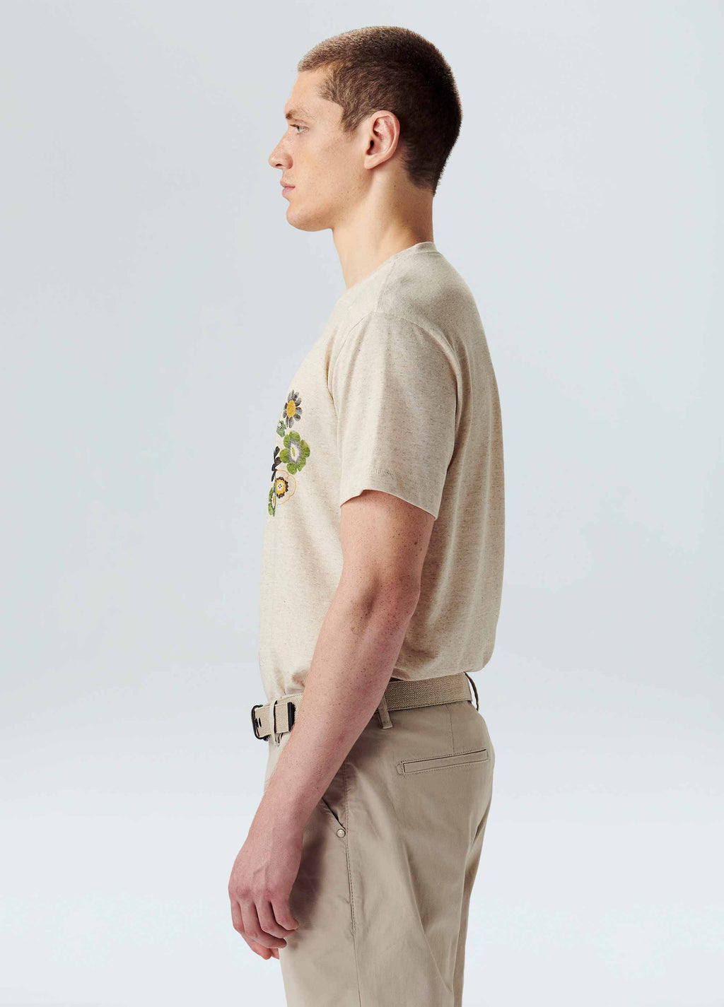 T-Shirt Ecoblend Light Floral Natural – Osklen – foto 4