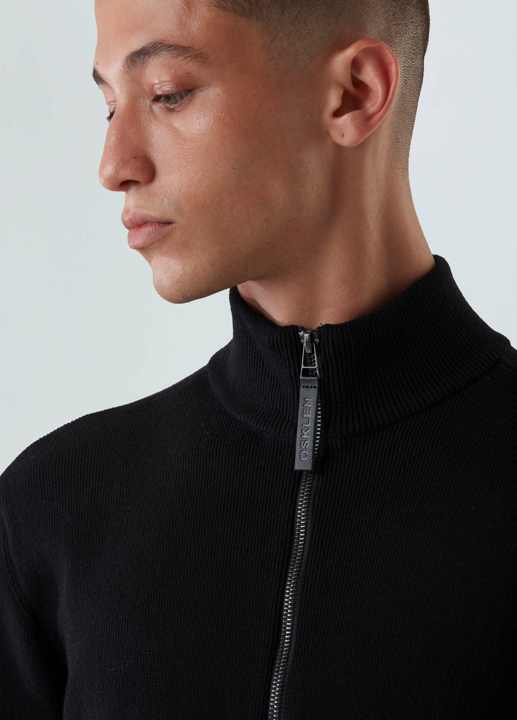 Sweater Tricot Zipped Cotton Preto – Osklen – foto 3