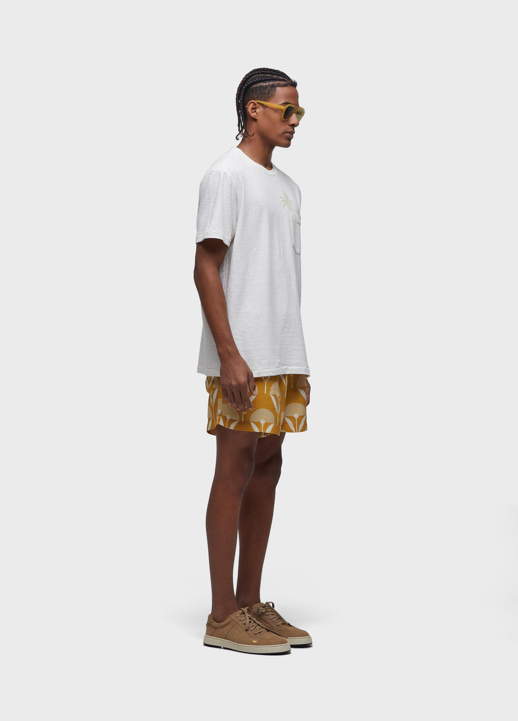 Bermuda PJ Sunflower Amarelo/Off-White – Osklen – foto 3