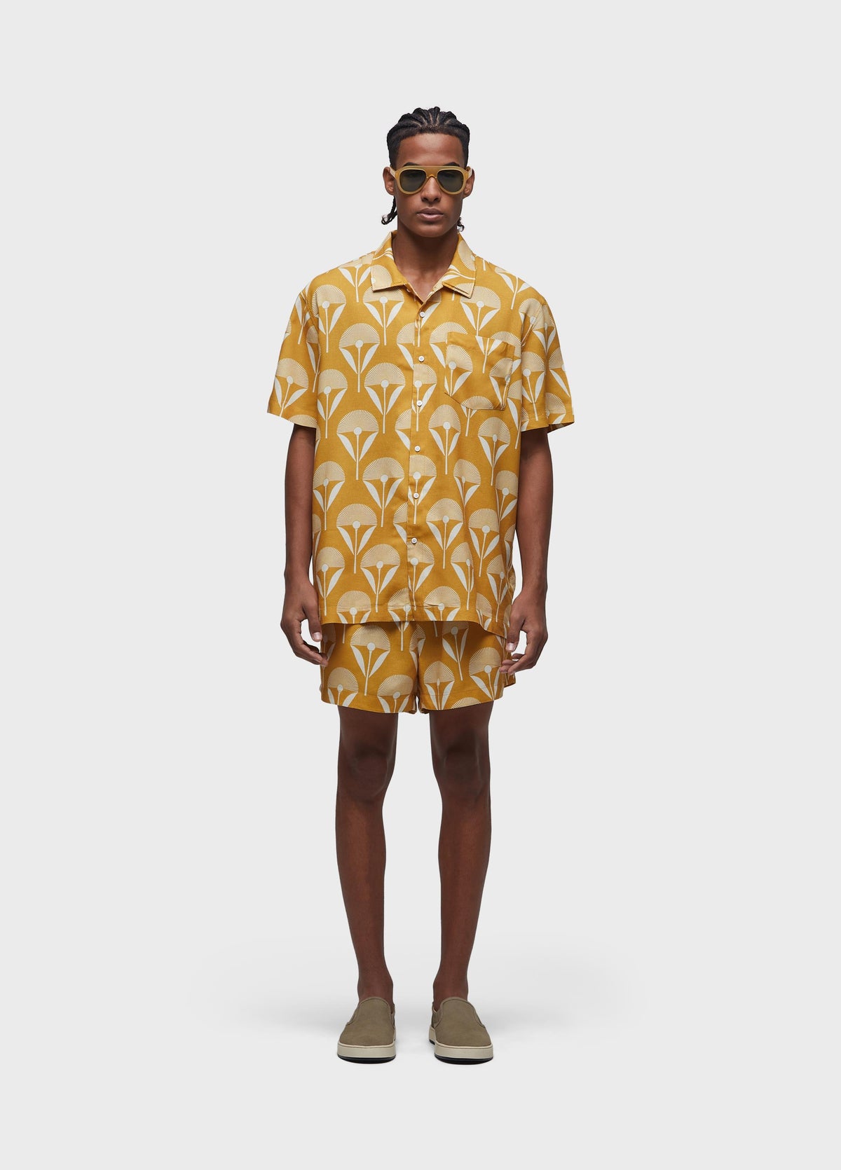 Bermuda PJ Sunflower Amarelo/Off-White – Osklen – foto 6