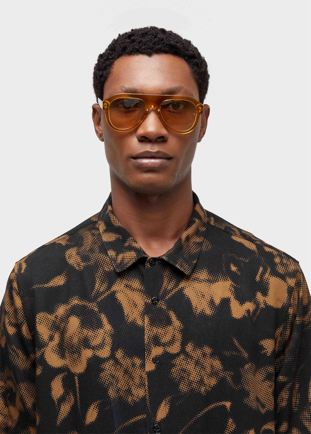 Camisa Roseiral Wood MC Preto Marrom – Osklen – foto 3