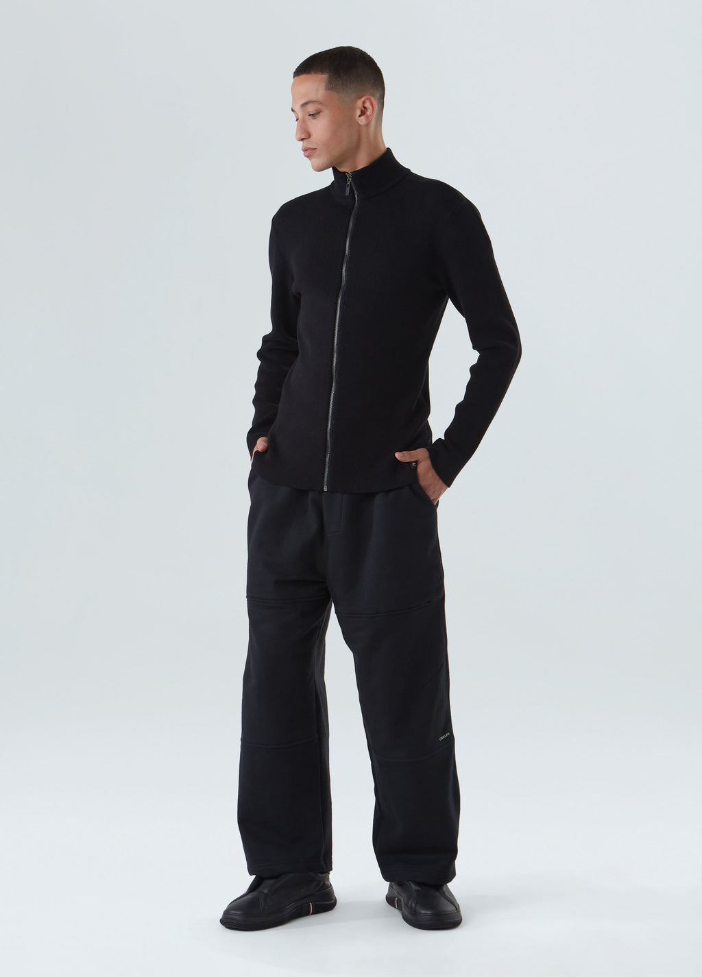 Sweater Tricot Zipped Cotton Preto – Osklen – foto 2