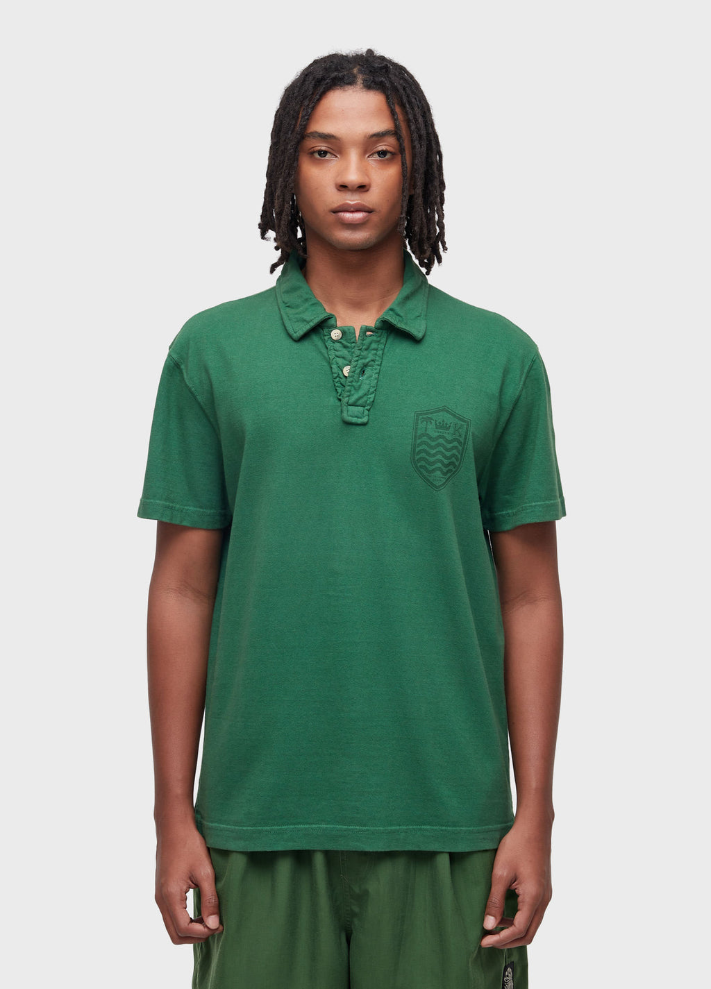 Camisa Polo Stone MC Colors Verde Mata – Osklen – foto 1