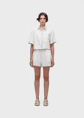 Short Bordado Knot Off-White/Azul – Osklen – foto 1