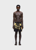 Bermuda Surf Rose Gema Preto/Amarelo – Osklen – foto 1