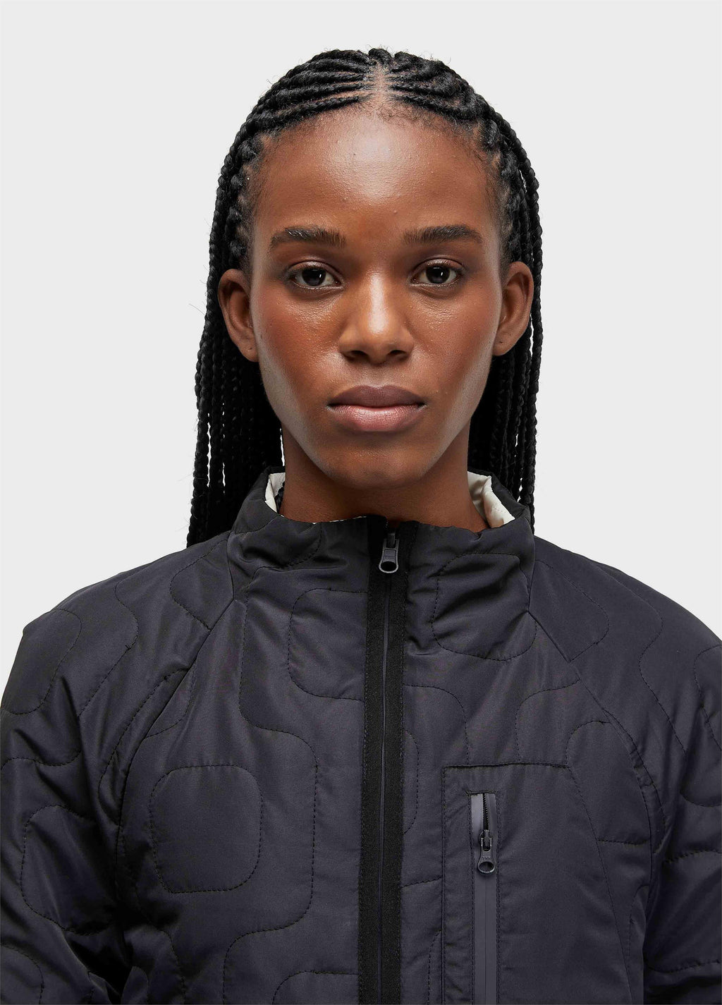 Casaco Matelassê Calçadão Double Face Preto/Off-White – Osklen – foto 4