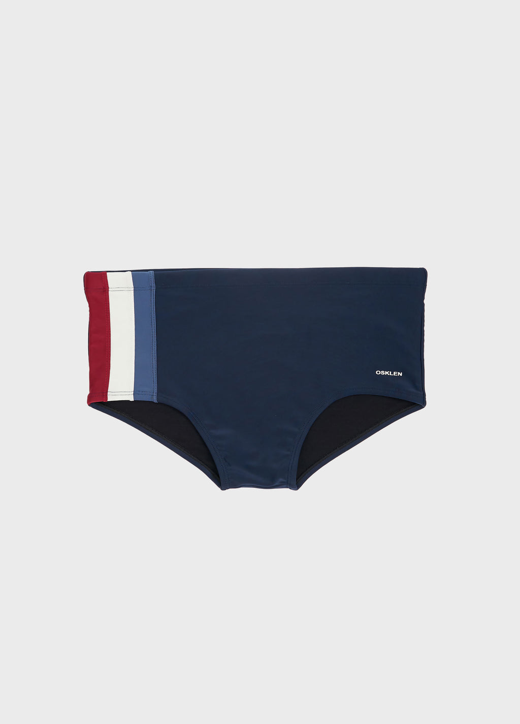 Sunga Side Stripes Marinho/Vermelho – Osklen – foto 1