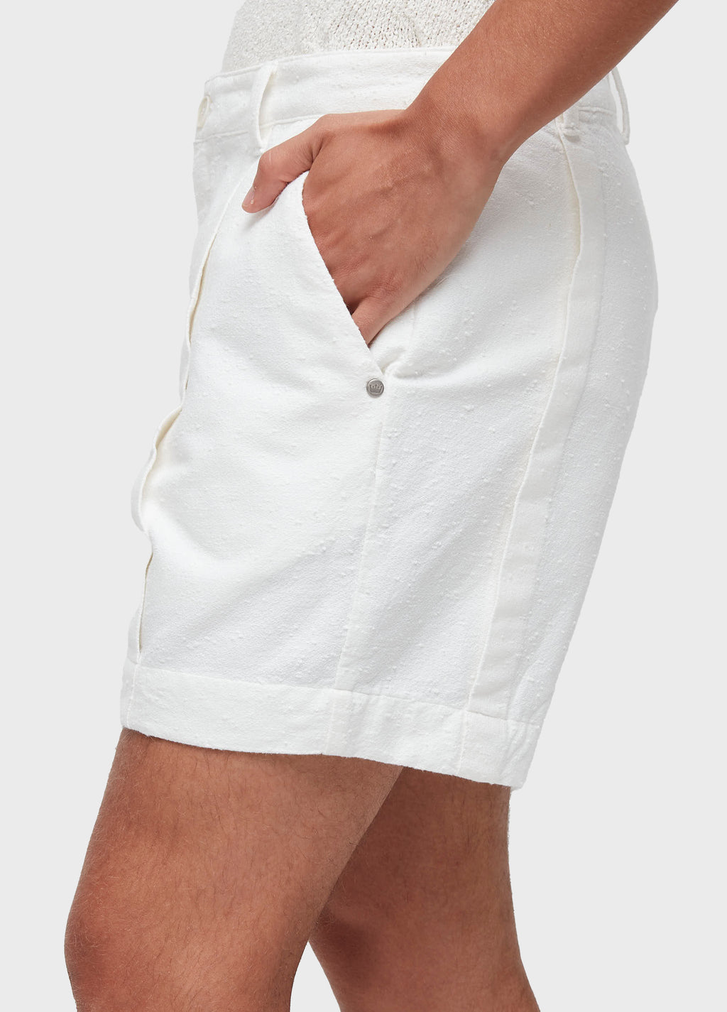 Bermuda Flow Pleats Texture Off-White – Osklen – foto 3