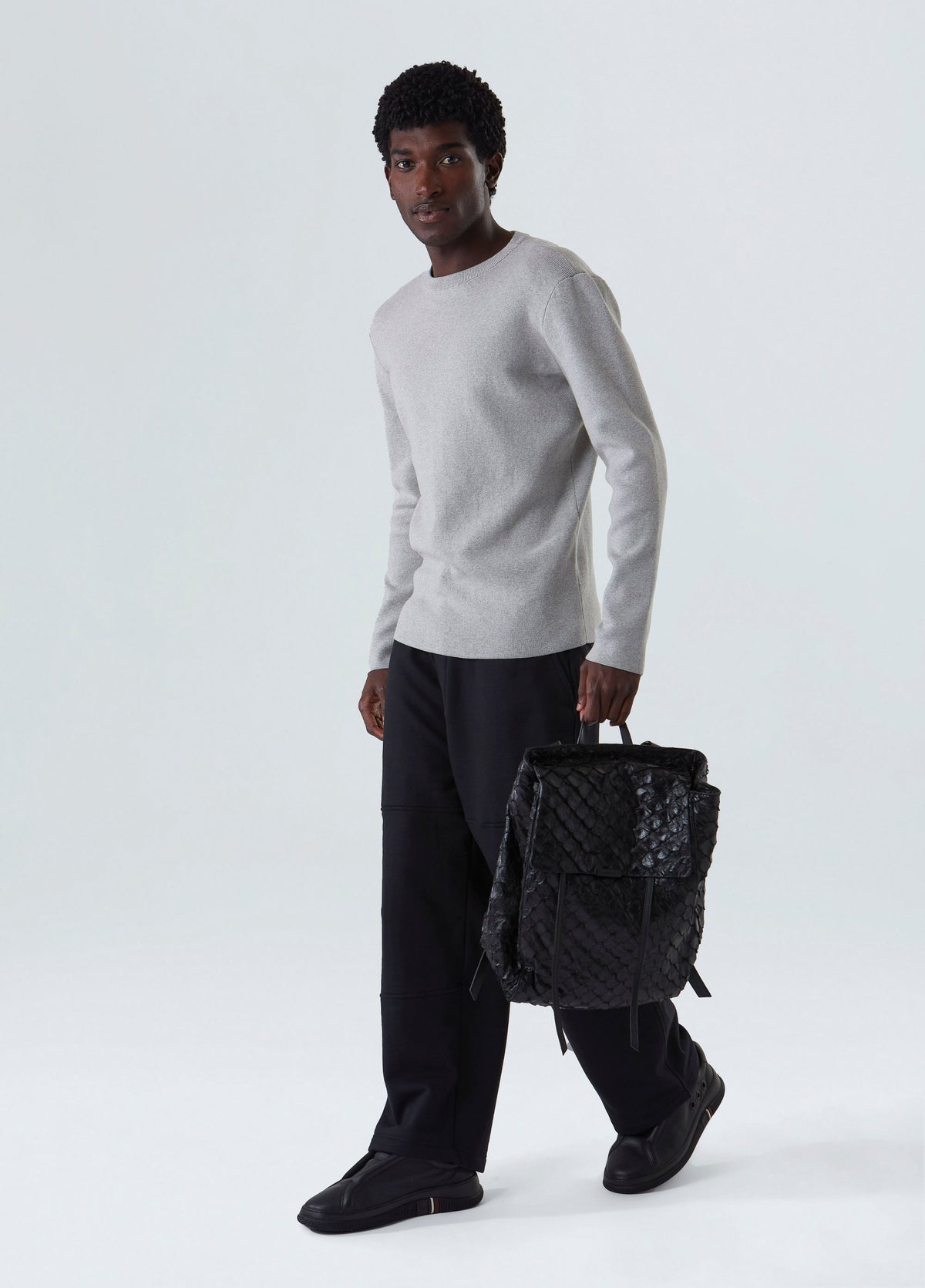 Tricot Solid Cotton Cinza Mescla Claro – Osklen – foto 6