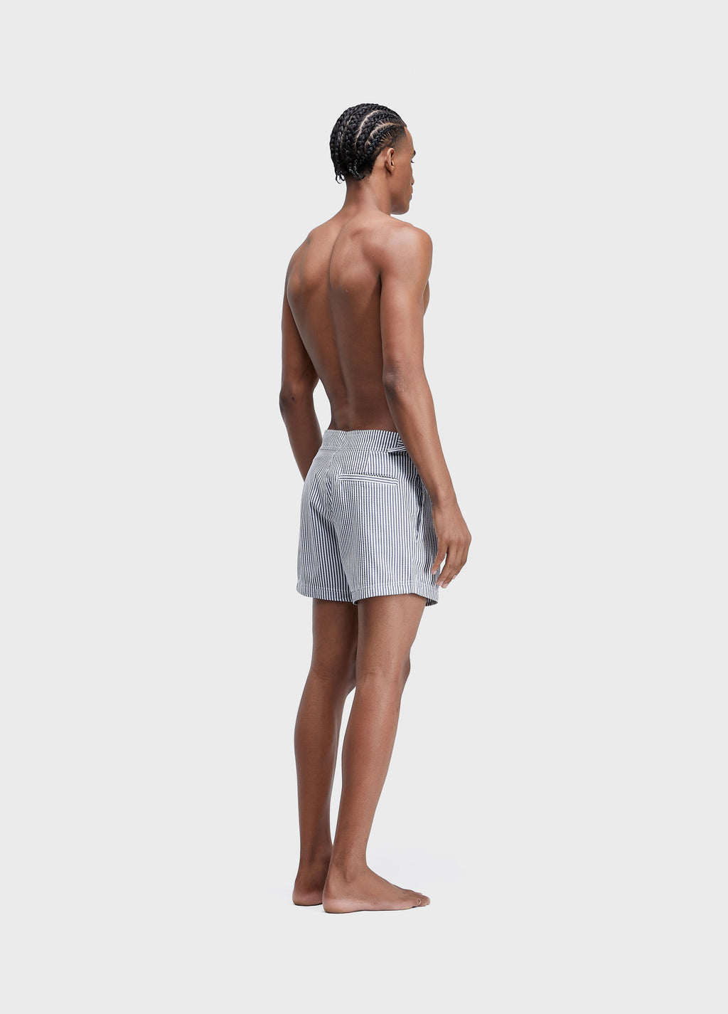 Short Surf Litoral Stripes Preto/Off-White – Osklen – foto 6