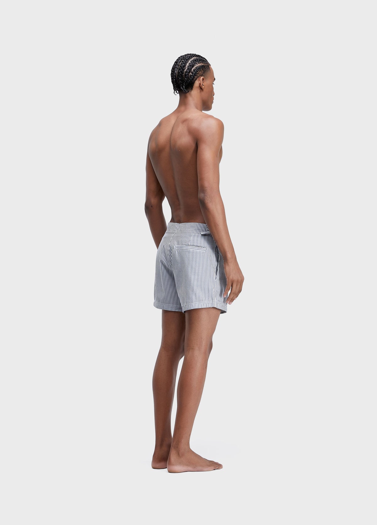 Short Surf Litoral Stripes Preto/Off-White – Osklen – foto 6
