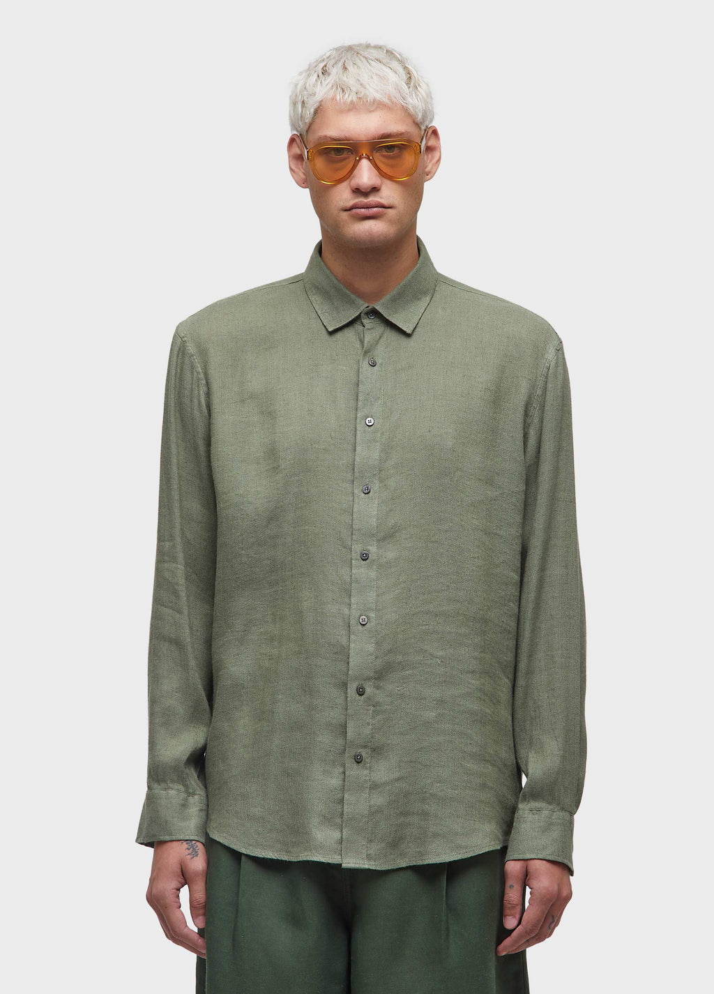 Camisa Linen Recycled ML Forest – Osklen – foto 1