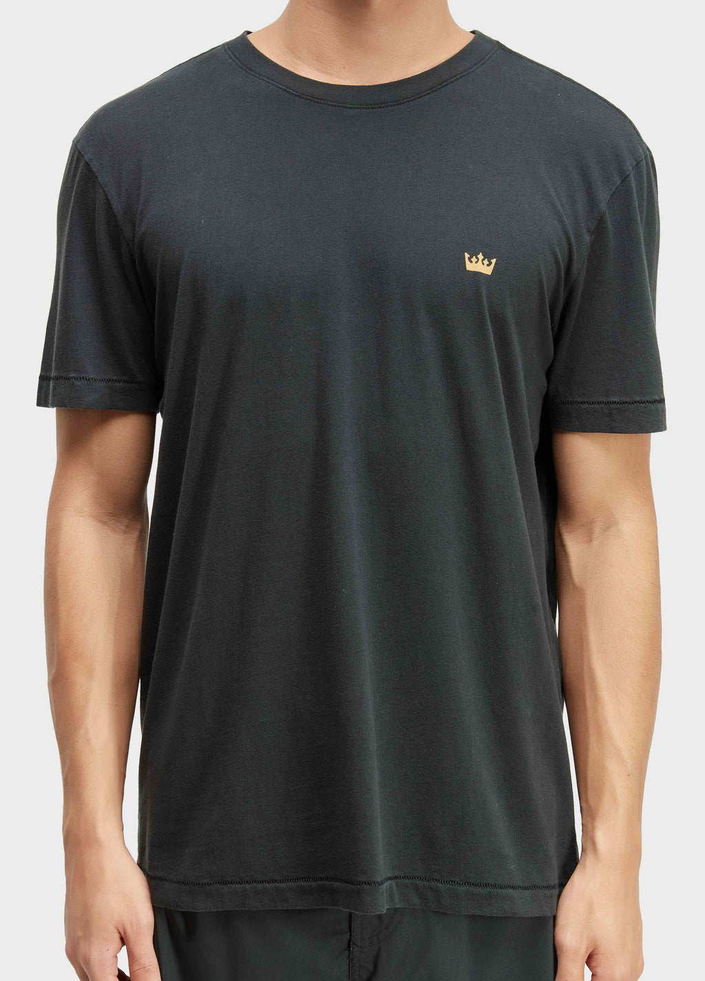 T-Shirt Soft Used Gold Crown MC Preto – Osklen – foto 3