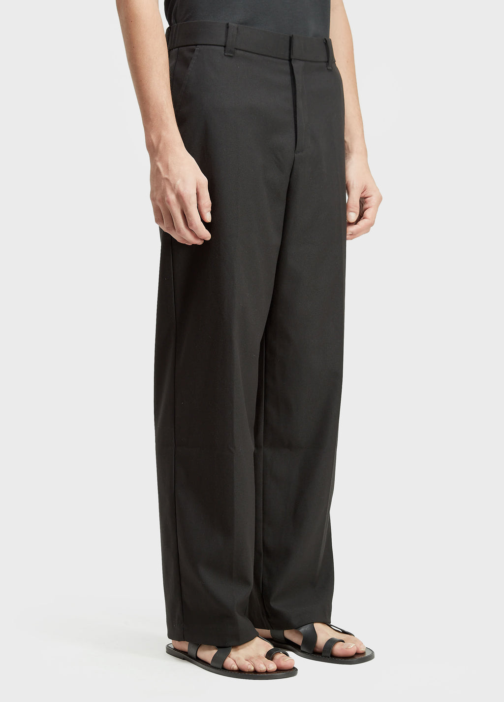 Calça Alfaiataria Straight Knit Preto – Osklen – foto 3