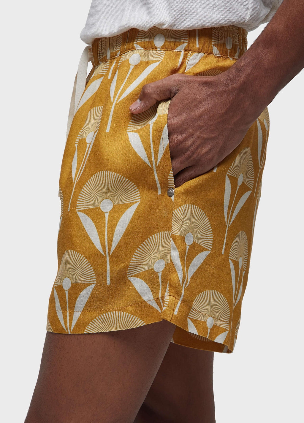 Bermuda PJ Sunflower Amarelo/Off-White – Osklen – foto 5