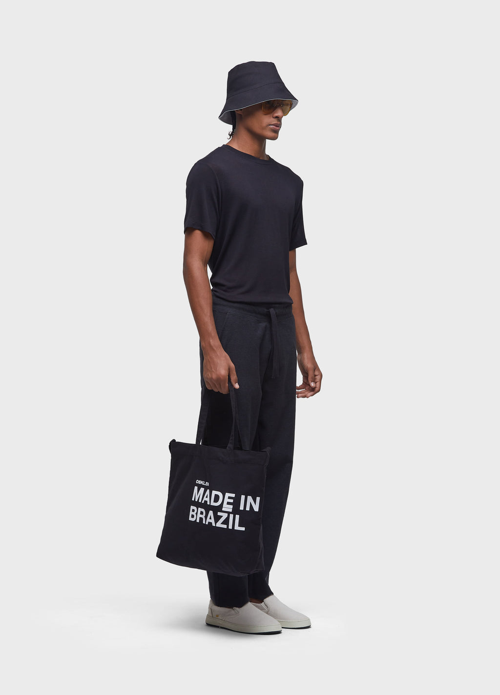 Bolsa Tote Made in Brazil Preto/Off-White – Osklen – foto 7