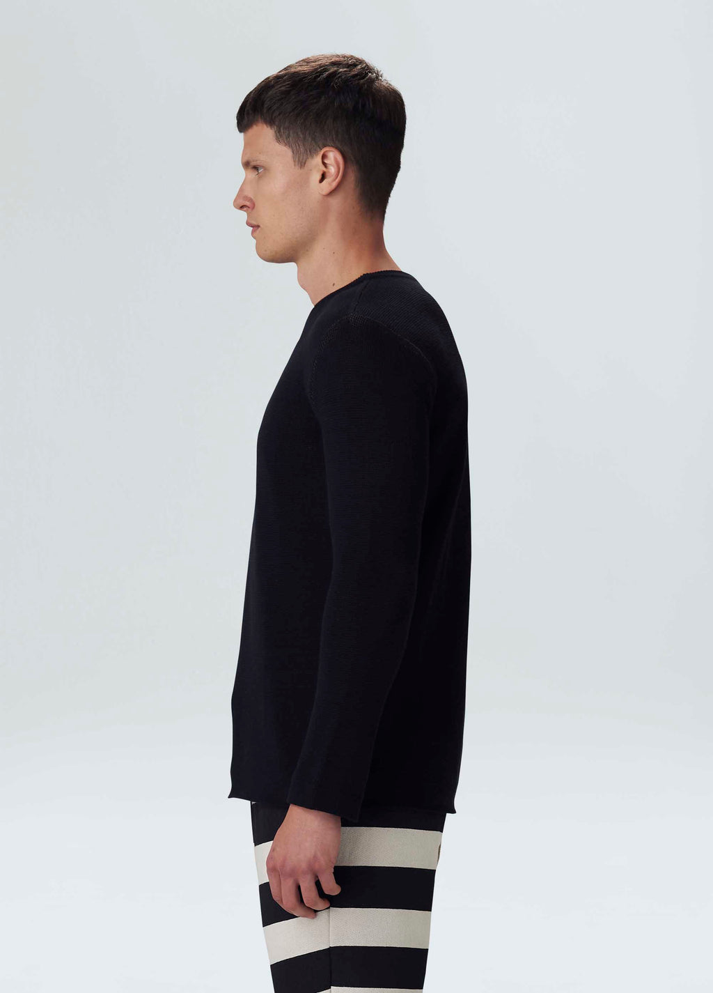 Sweater Tricot Double Preto/Forest – Osklen – foto 3