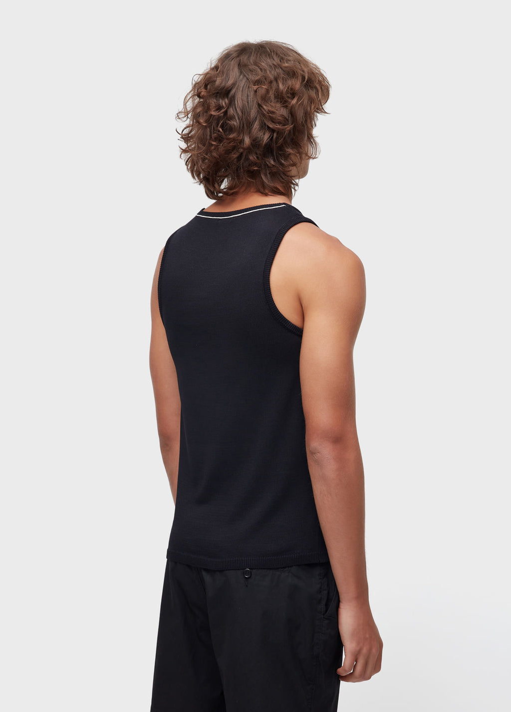Regata Tricot Canelado Slim Preto – Osklen – foto 3