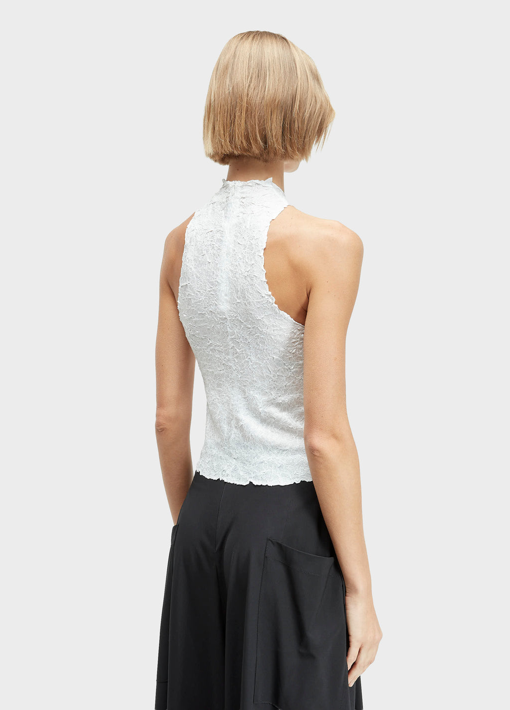 Blusa Raglan Plissado Crunch Off-White – Osklen – foto 4