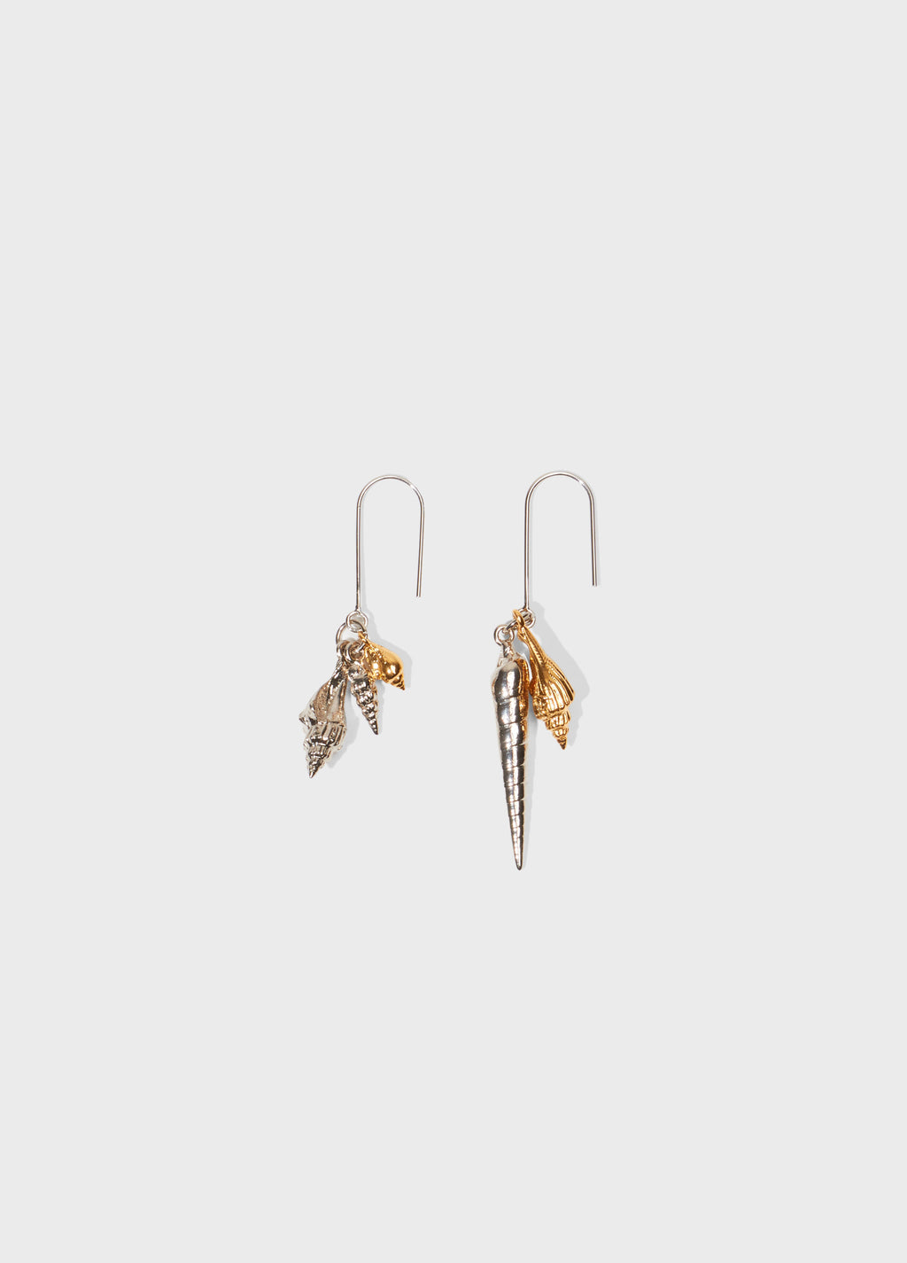 Brinco Micro Concha Dourado/Prata – Osklen – foto 1