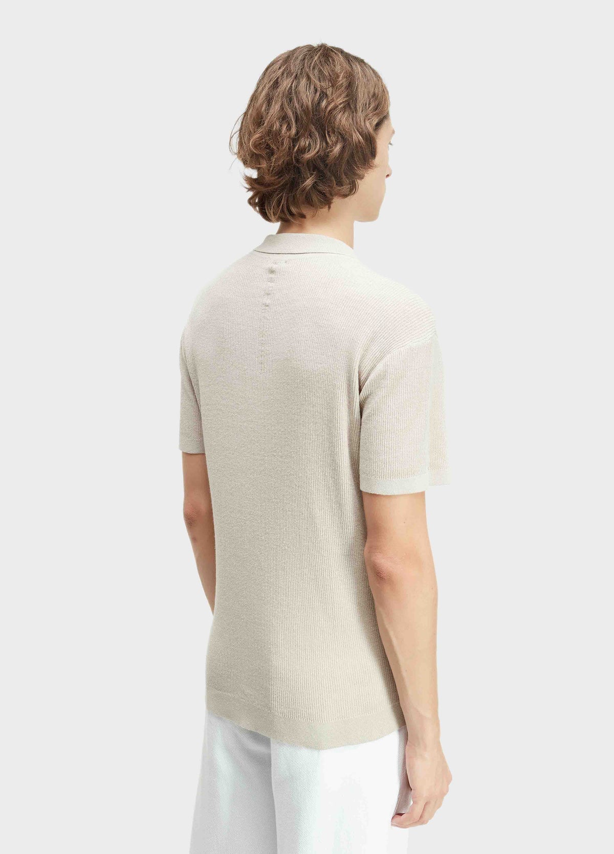 POLO TRICOT FLUID RIB