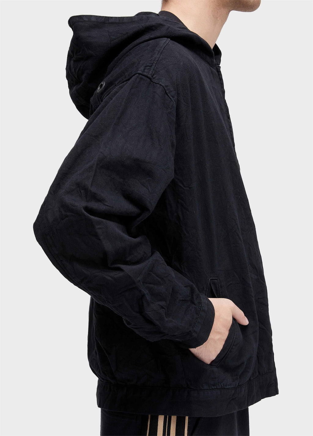Casaco Capuz Twill Wrinkled Preto – Osklen – foto 2