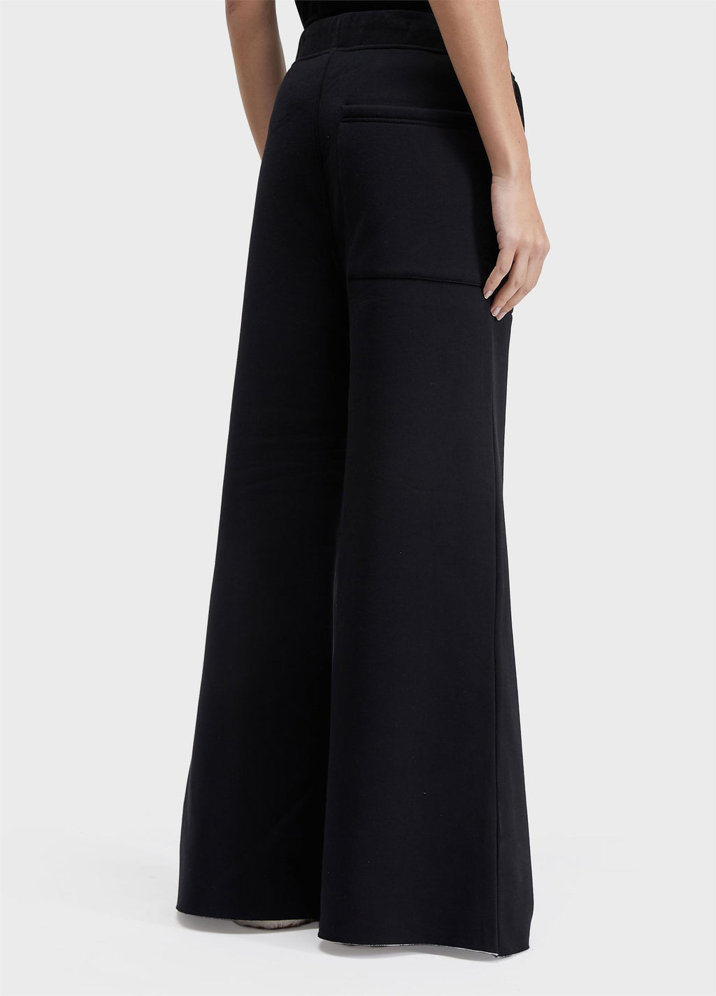 Calça Double Moletom Fleece Preto/Off-White – Osklen – foto 5