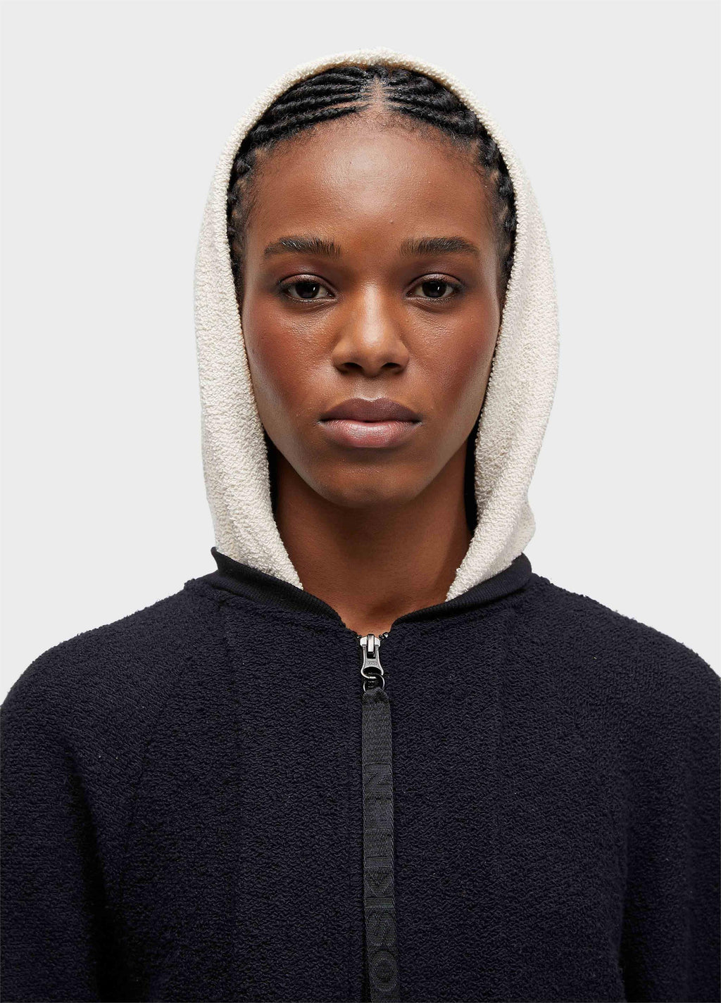 Casaco Bicolor Moletom Eco Preto/Off-White – Osklen – foto 3