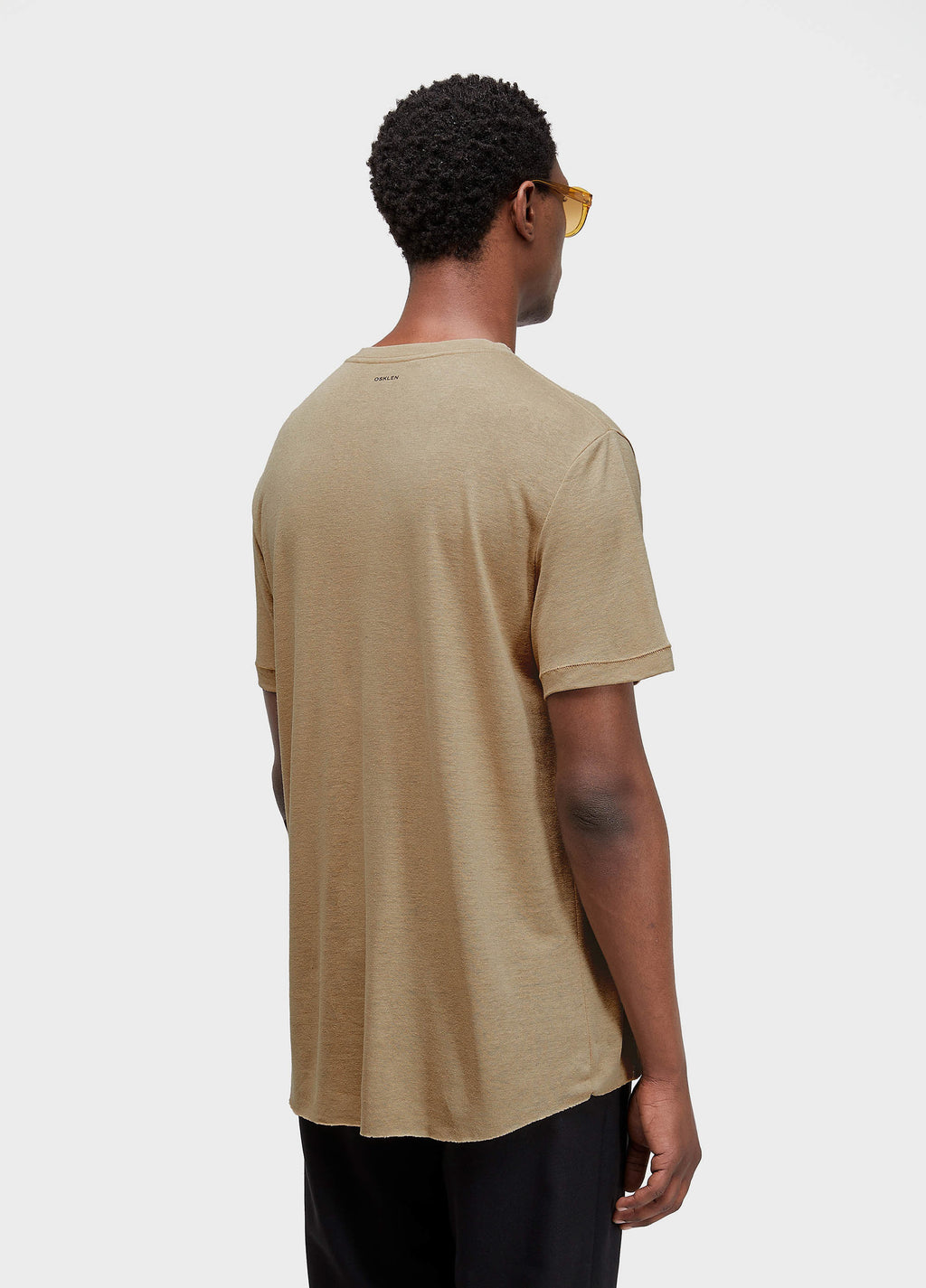T-Shirt Light Linen Libélula MC Caqui – Osklen – foto 4