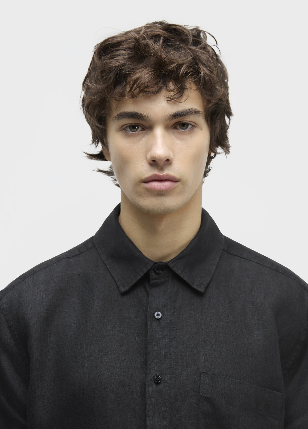 Camisa Classic Linen MC Preto – Osklen – foto 3