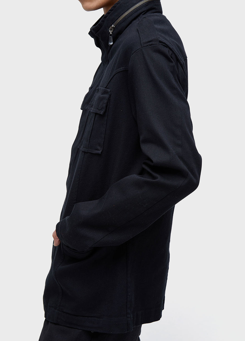 Parka Pockets Gola Alta Preto – Osklen – foto 3