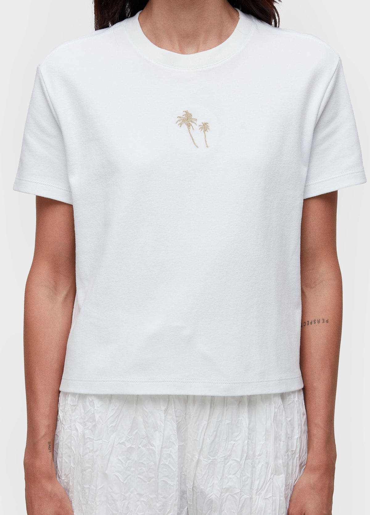 T-SHIRT BORDADO COQUEIROS GOLD