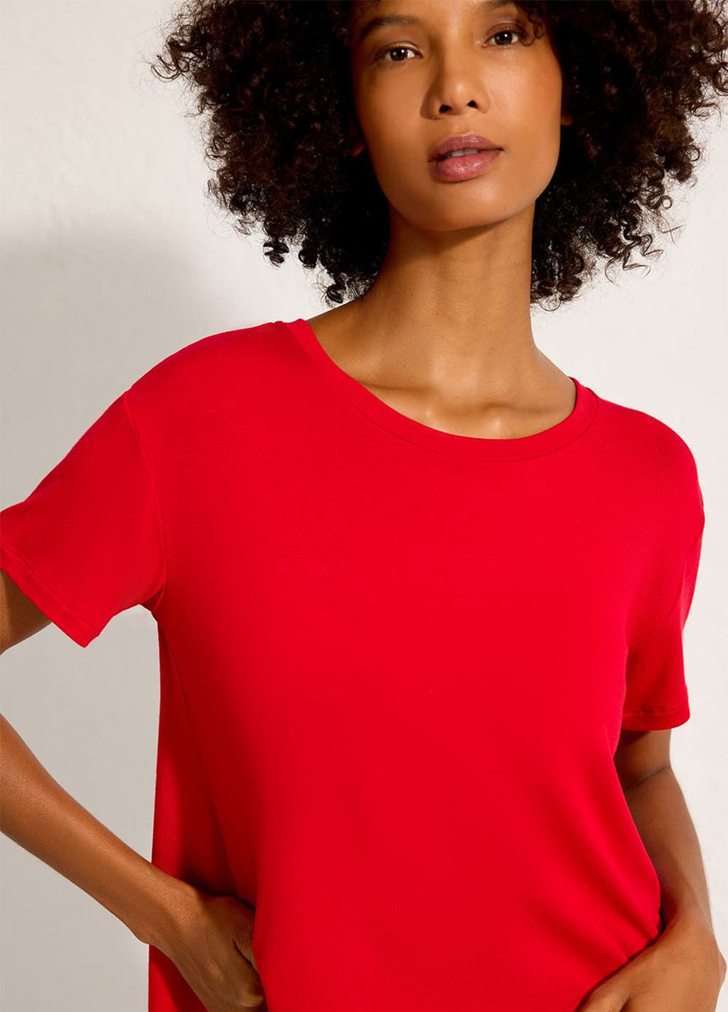 Blusa Quadri Tricot Vermelho Lichia – Lenny Niemeyer – foto 2