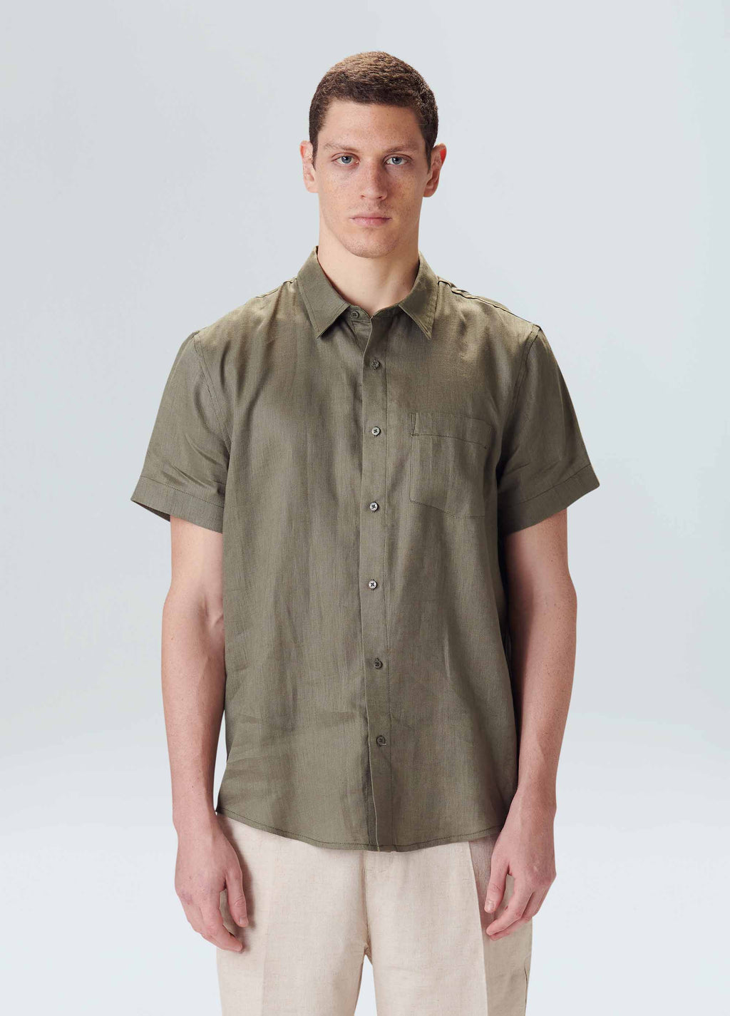 CAMISA CLASSIC LINEN MC